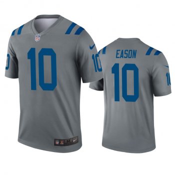 Indianapolis Colts Jacob Eason Gray Inverted Legend Jersey