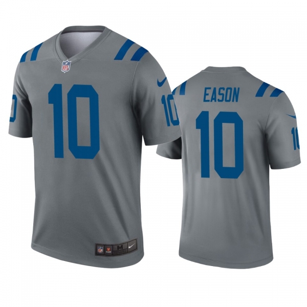 Indianapolis Colts Jacob Eason Gray Inverted Legend Jersey