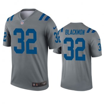 Indianapolis Colts Julian Blackmon Gray Inverted Legend Jersey