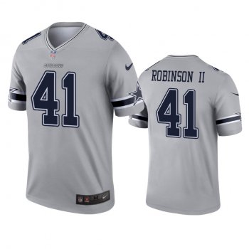 Dallas Cowboys Reggie Robinson II Gray Inverted Legend Jersey