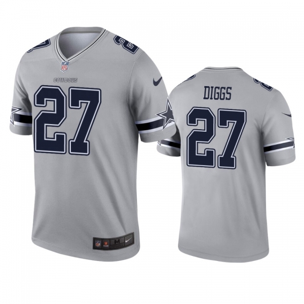 Dallas Cowboys Trevon Diggs Gray Inverted Legend Jersey