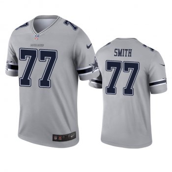 Dallas Cowboys Tyron Smith Gray Inverted Legend Jersey