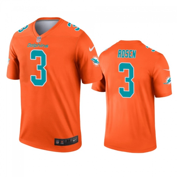 Miami Dolphins Josh Rosen Orange Inverted Legend Jersey