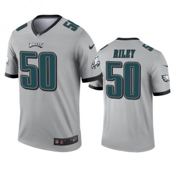 philadelphia Eagles Duke Riley Silver Inverted Legend Jersey