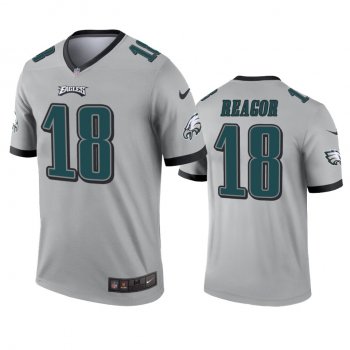 philadelphia Eagles Jalen Reagor Silver Inverted Legend Jersey