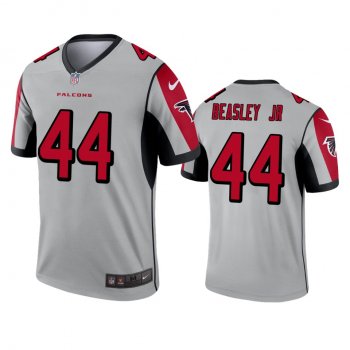 Atlanta Falcons Vic Beasley Jr Silver Inverted Legend Jersey