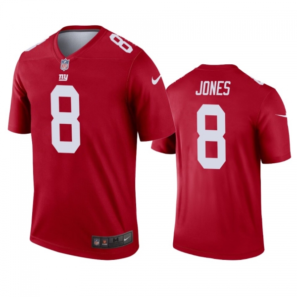 New York Giants Daniel Jones Red Inverted Legend Jersey