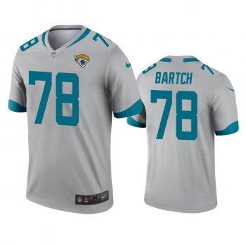 Jacksonville Jaguars Ben Bartch Silver Inverted Legend Jersey