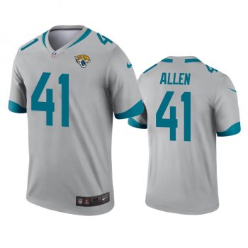 Jacksonville Jaguars Josh Allen Silver Inverted Legend Jersey