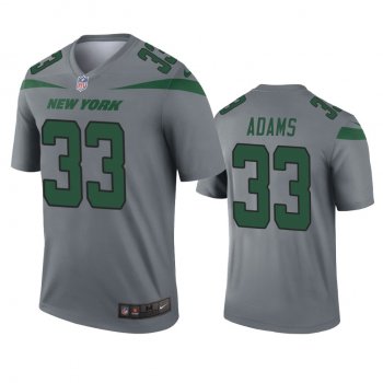 New York Jets Jamal Adams Gray Inverted Legend Jersey