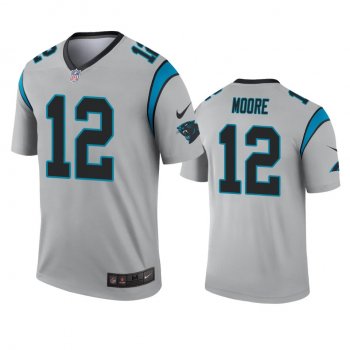 Carolina Panthers D.J. Moore Silver Inverted Legend Jersey