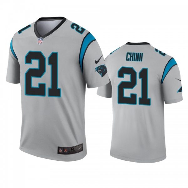 Carolina Panthers Jeremy Chinn Silver Inverted Legend Jersey