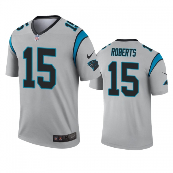 Carolina Panthers Seth Roberts Silver Inverted Legend Jersey