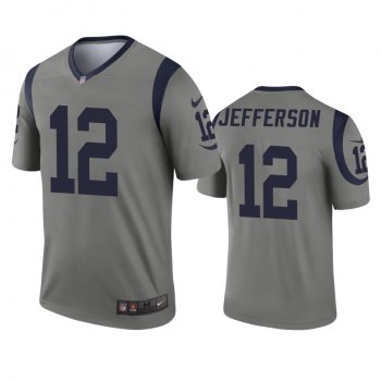 Los Angeles Rams Van Jefferson Gray Inverted Legend Jersey