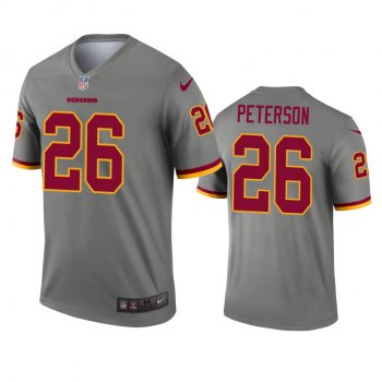 Washington Redskins Adrian Peterson Gray Inverted Legend Jersey