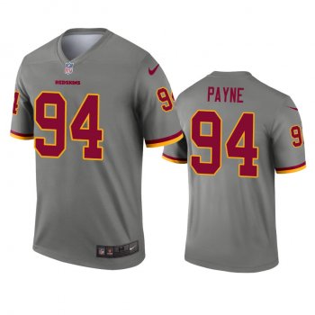 Washington Redskins Da'ron Payne Gray Inverted Legend Jersey