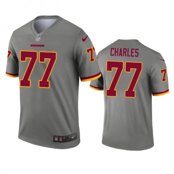 Washington Redskins Saahdiq Charles Gray Inverted Legend Jersey