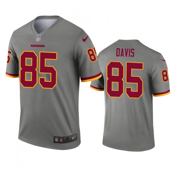 Washington Redskins Vernon Davis Gray Inverted Legend Jersey