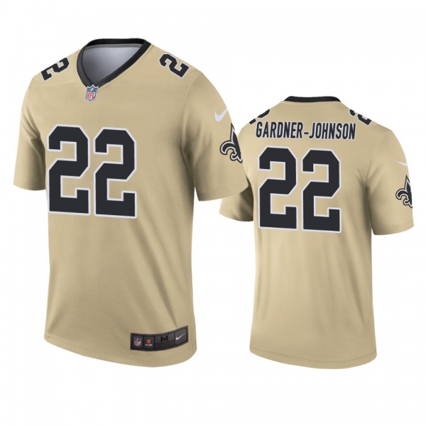 New Orleans Saints Chauncey Gardner-Johnson Gold Inverted Legend Jersey