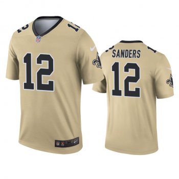 New Orleans Saints Emmanuel Sanders Gold Inverted Legend Jersey