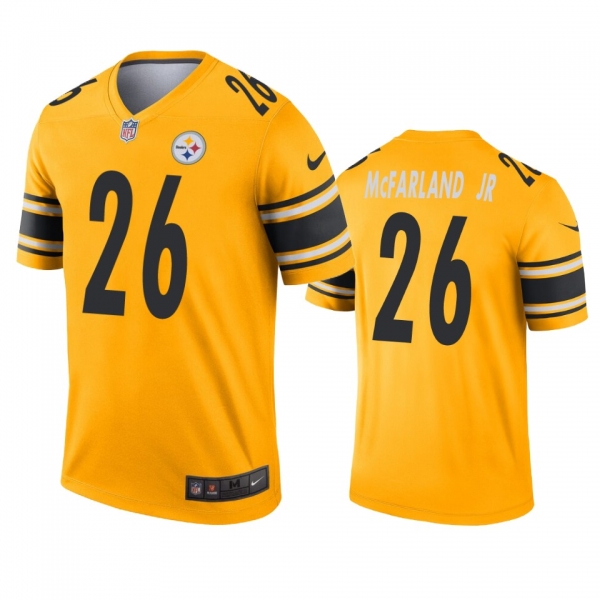 Pittsburgh Steelers Anthony McFarland Jr. Gold Inverted Legend Jersey