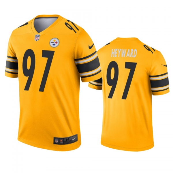 Pittsburgh Steelers Cameron Heyward Gold Inverted Legend Jersey