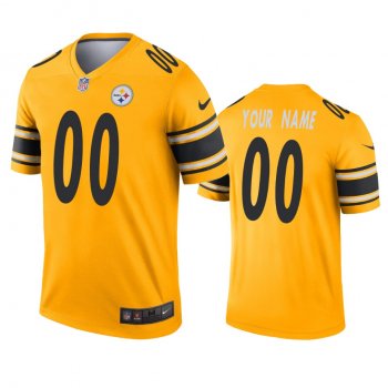 Pittsburgh Steelers Custom Gold Inverted Legend Jersey