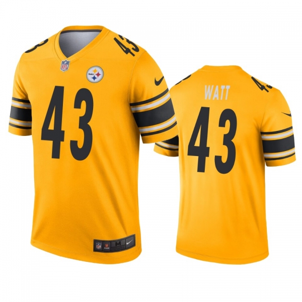 Pittsburgh Steelers Derek Watt Gold Inverted Legend Jersey