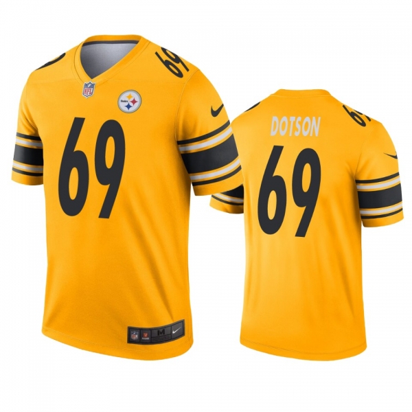 Pittsburgh Steelers Kevin Dotson Gold Inverted Legend Jersey