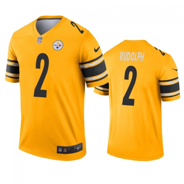 Pittsburgh Steelers Mason Rudolph Gold Inverted Legend Jersey