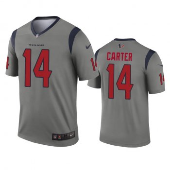 Houston Texans DeAndre Carter Gray Inverted Legend Jersey