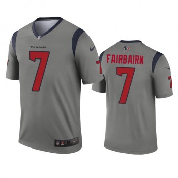 Houston Texans Ka'imi Fairbairn Gray Inverted Legend Jersey