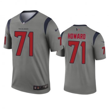 Houston Texans Tytus Howard Gray Inverted Legend Jersey