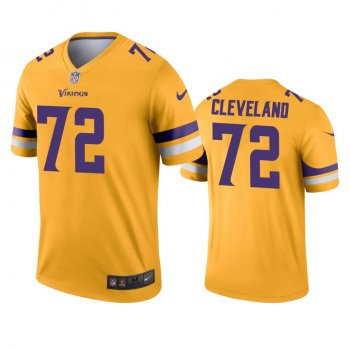 Minnesota Vikings Ezra Cleveland Gold Inverted Legend Jersey