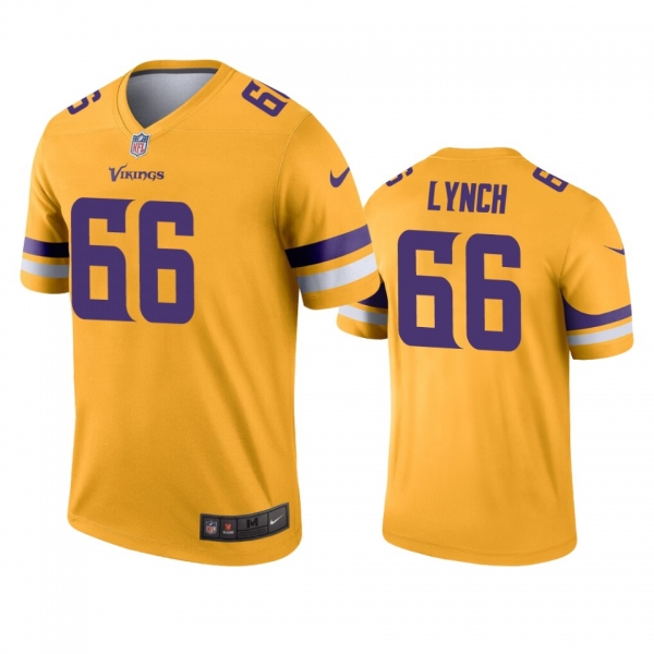 Minnesota Vikings James Lynch Gold Inverted Legend Jersey