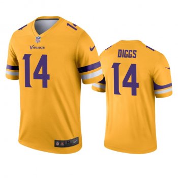 Minnesota Vikings Stefon Diggs Gold Inverted Legend Jersey