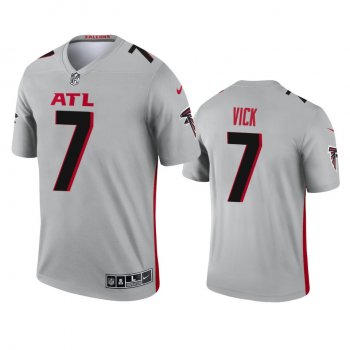 Atlanta Falcons Michael Vick Silver 2021 Inverted Legend Jersey