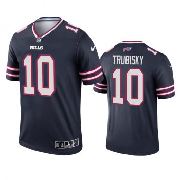 Buffalo Bills Mitchell Trubisky Navy 2021 Inverted Legend Jersey