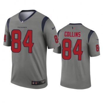 Houston Texans Nico Collins Gray Inverted Legend Jersey