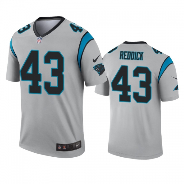 Carolina Panthers Haason Reddick Silver Inverted Legend Jersey