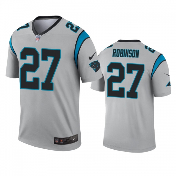 Carolina Panthers Kenny Robinson Silver Inverted Legend Jersey