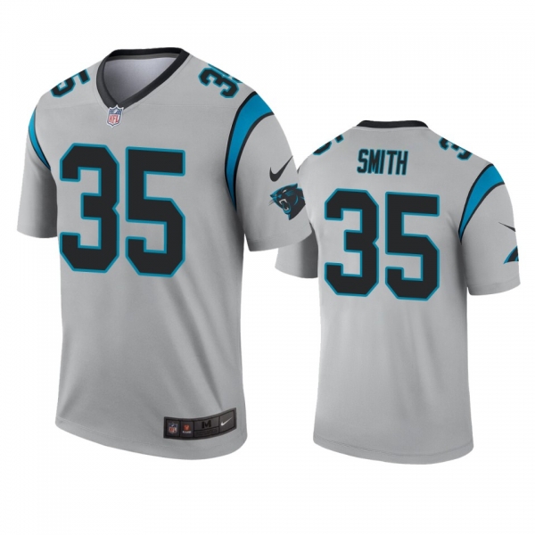 Carolina Panthers Rodney Smith Silver Inverted Legend Jersey