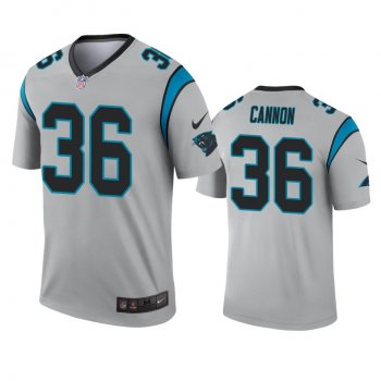 Carolina Panthers Trenton Cannon Silver Inverted Legend Jersey