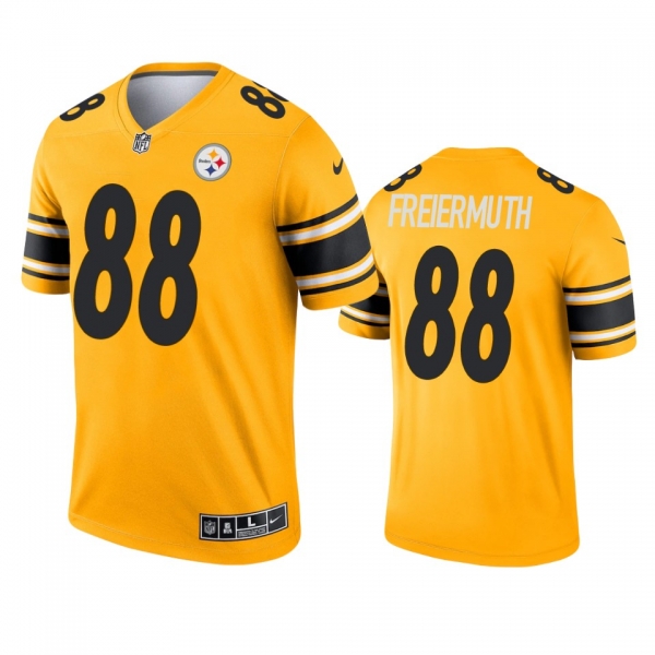 Pittsburgh Steelers Pat Freiermuth Gold 2021 Inverted Legend Jersey