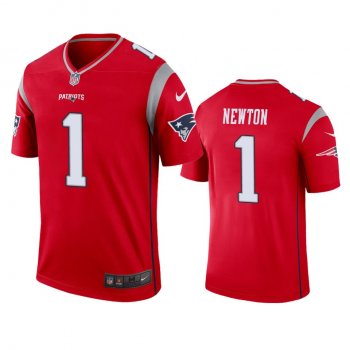 New England Patriots Cam Newton Red Inverted Legend Jersey