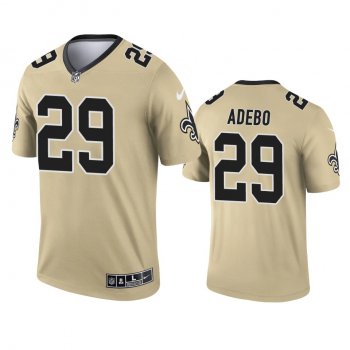 New Orleans Saints Paulson Adebo Gold 2021 Inverted Legend Jersey