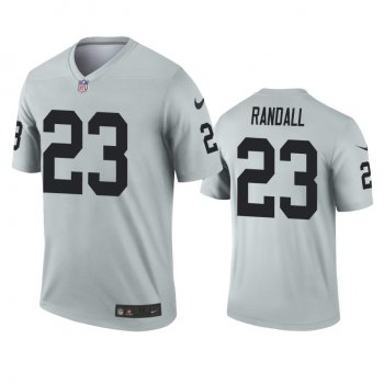 Las Vegas Raiders Damarious Randall Silver Inverted Legend Jersey