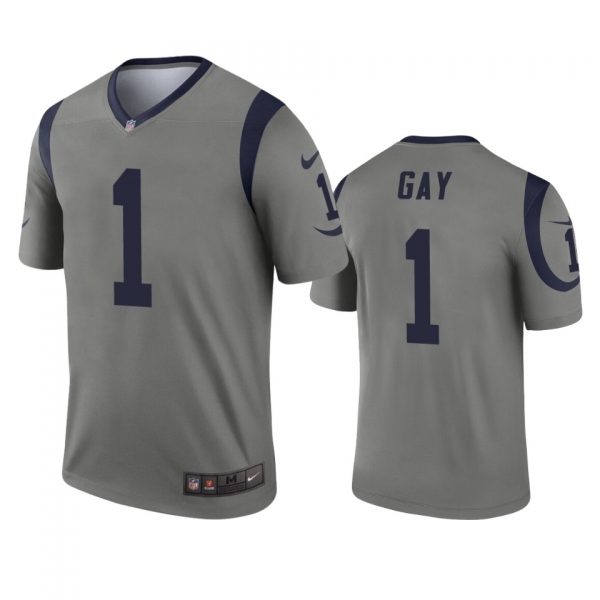 Los Angeles Rams Matt Gay Gray Inverted Legend Jersey