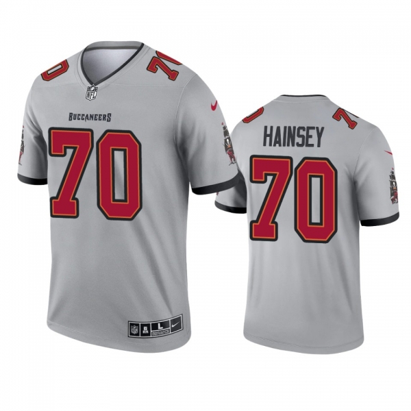 Tampa Bay Buccaneers Robert Hainsey Gray 2021 Inverted Legend Jersey