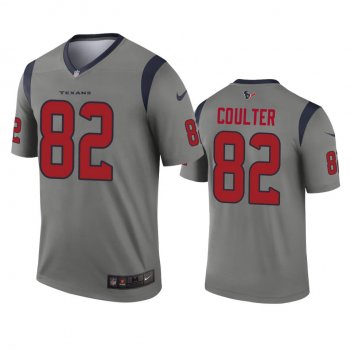 Houston Texans Isaiah Coulter Gray Inverted Legend Jersey